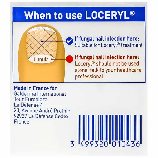 Loceryl Antifungal Nail Lacquer, 5% 3ml
