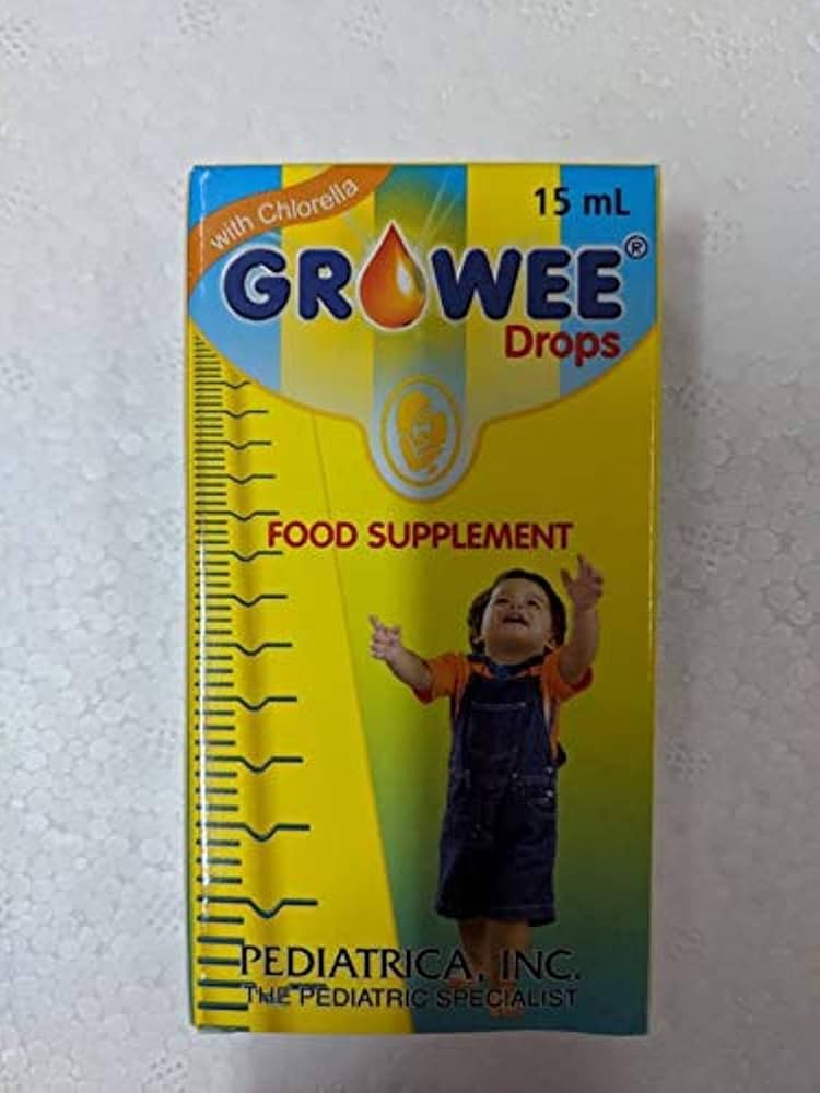Growee Drops 15ml – Children's Vitamins For Healthy Growth, Strong Bones & Muscles
