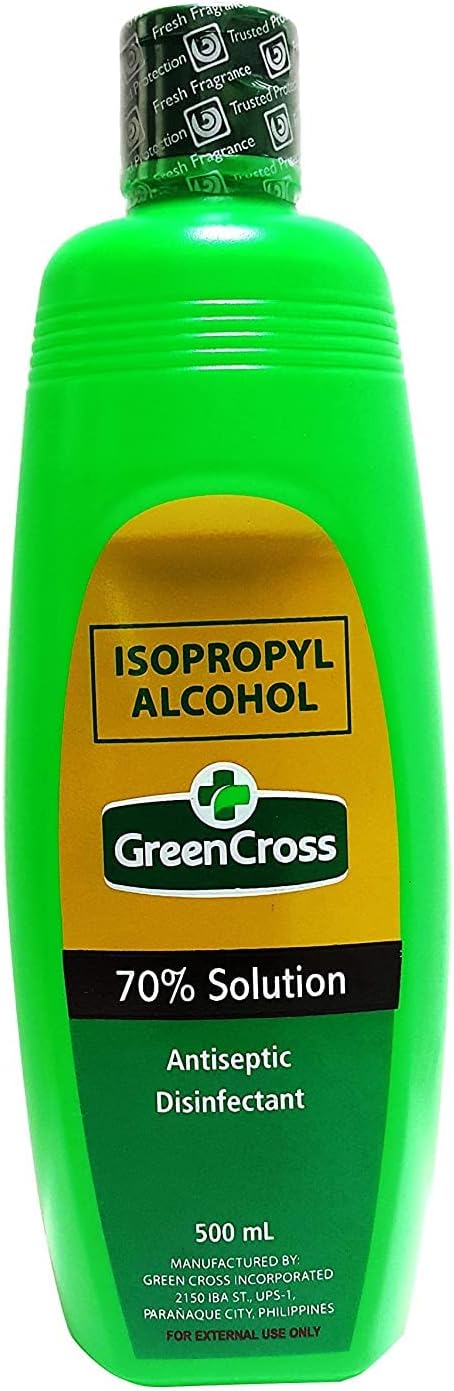 Green Cross Isopropyl Alcohol With Moisturizer, 500ml
