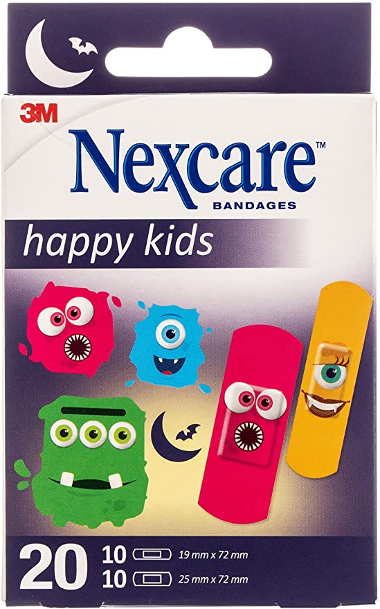 3M Nexcare Tattoo Bandages -Monster -20 -N0920Mo