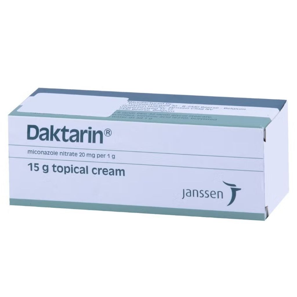 Daktarin Miconazole Nitrate 2% Cream 15g – Prescription Antifungal Treatment for Skin & Nail Infections