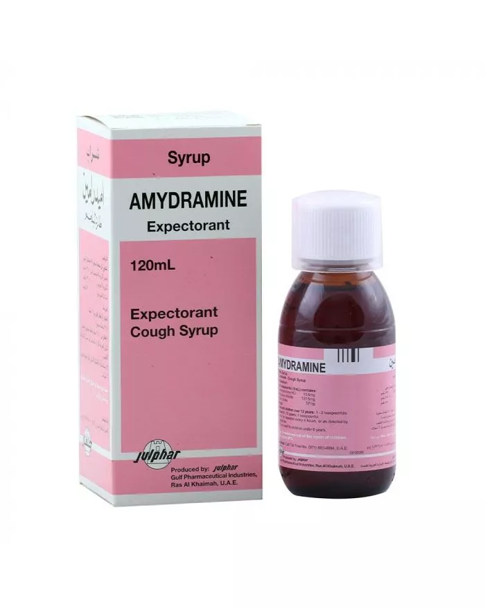 Amydramine Expectorant Cough Syrup- Adults- 120ml