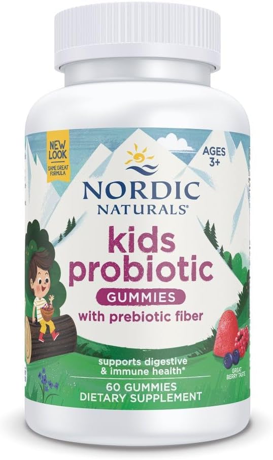 Nordic Sunshine Kids Probiotic Gummies 60's – Digestive & Gut Health Support For Kids
