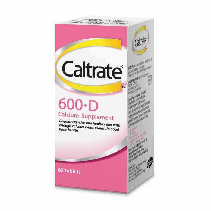 Caltrate + Vitamin D 600mg Tablets 60`S