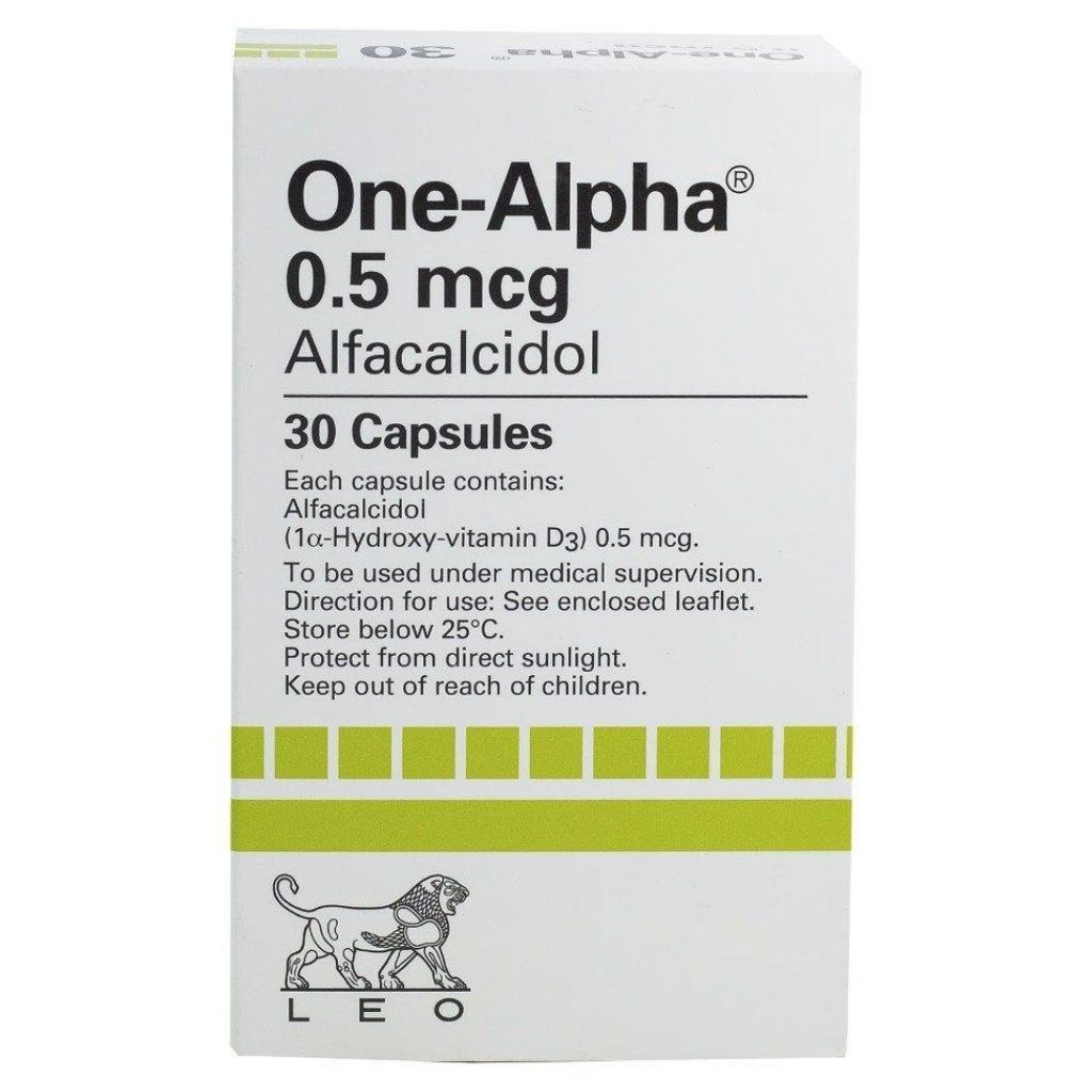 One-alpha Alfacalcidol 0.5mcg Capsules 30's – Vitamin D Therapy For Calcium & Bone Metabolism