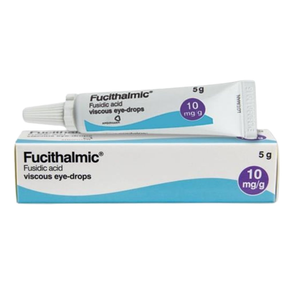 Fucithalmic Fusidic Acid Eye Drops 5g – Antibiotic Treatment For Bacterial Eye Infections