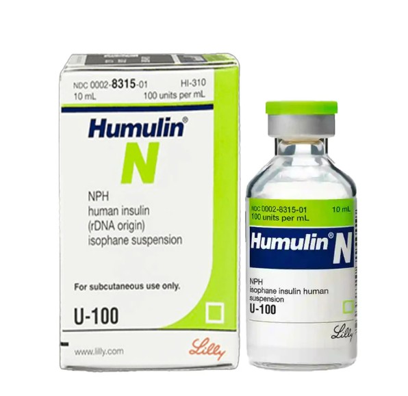 Humulin N 100 Units/ml Injection 10ml Vial – Nph Human Insulin For Diabetes Management
