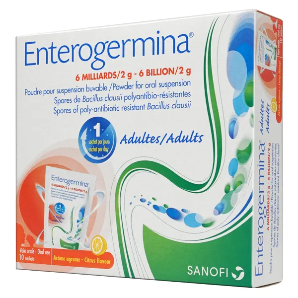 Enterogermina Probiotic Sachets, 6 Billion Cfu, Pack Of 5