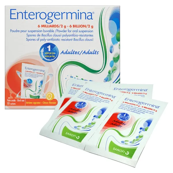 Enterogermina Probiotic Sachets, 6 Billion Cfu, Pack Of 5