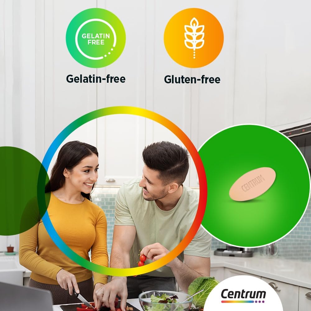 Centrum Adult Multivitamin Tablets For Daily Nutritional Support 30's
