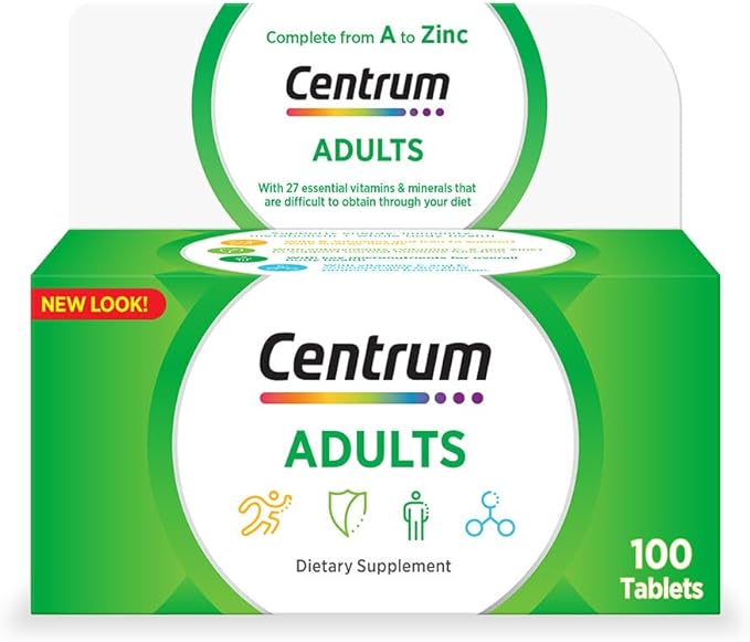Centrum Adult Multivitamin Tablets 100’s