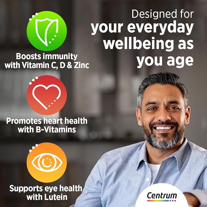 Centrum Silver Adult 50+ Multivitamin Tablets 30’s
