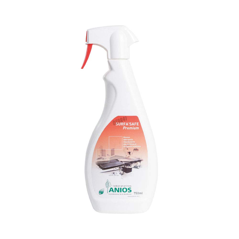 Anios Surfa'safe Premium Surface Disinfectant, 750ml With Foaming Dispenser