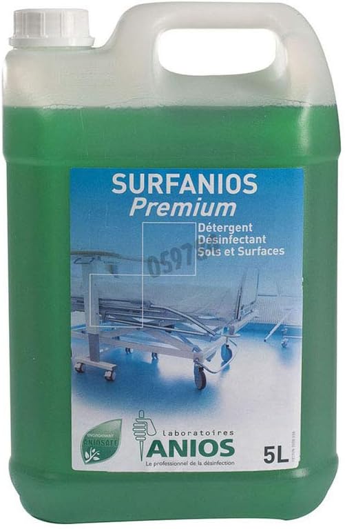 Anios Surfanios Premium Surface Disinfectant, 5l Can With Dosing Pump