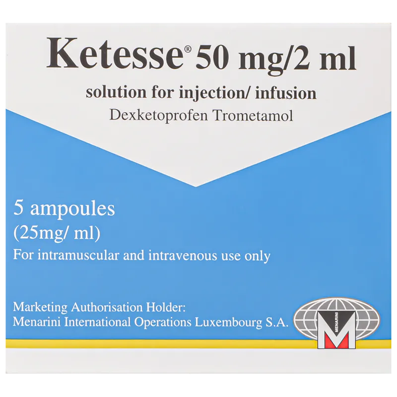 Ketesse 50mg/2ml Injection Ampoule For Acute Pain Relief