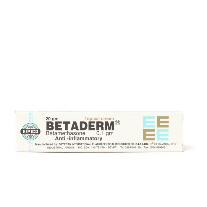 Betaderm (betamethasone) Ointment, 20g