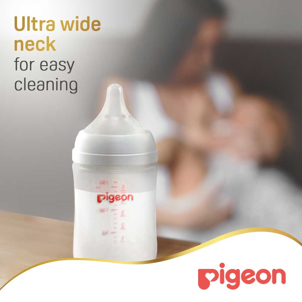 Pigeon Softouch Wide-neck Nursing Bottle, 160ml (81224)