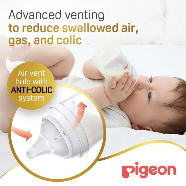 Pigeon Softouch Wide-neck Nipple Size Ll, 2pcs (81243)