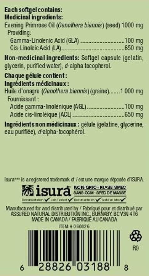 Ultimate Evening Primrose Oil 1000mg Softgels