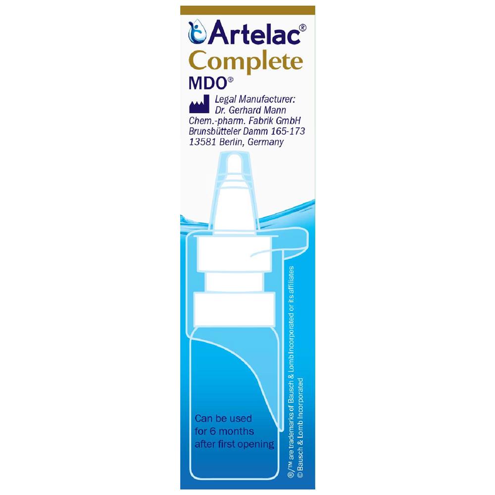 Artelac Complete Mdo Lubricating Eye Drops For Dry Eyes 10ml
