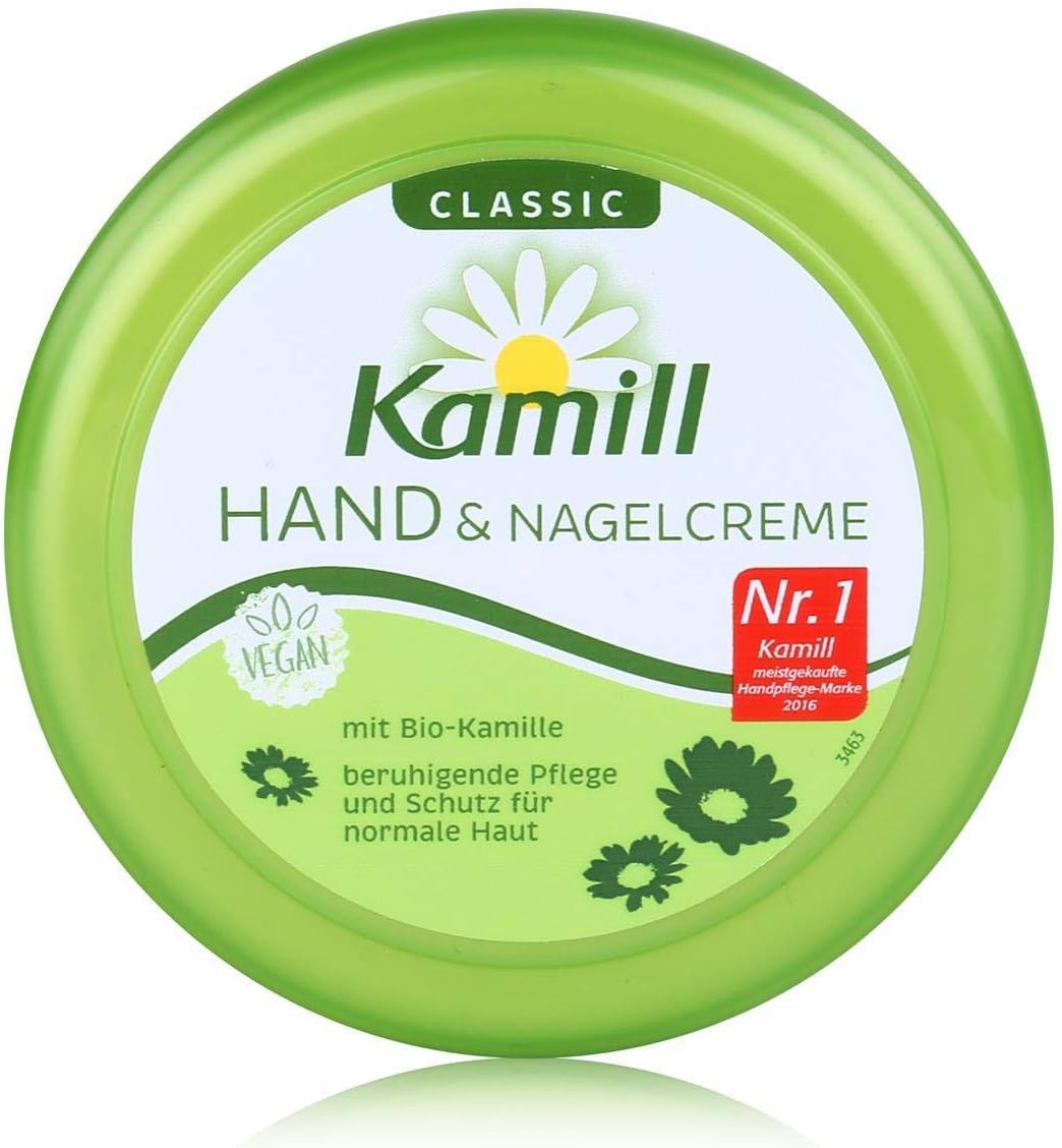Kamill Classic Hand & Nail Cream 150ml – Moisturizes Dry Hands & Supports Nail Care