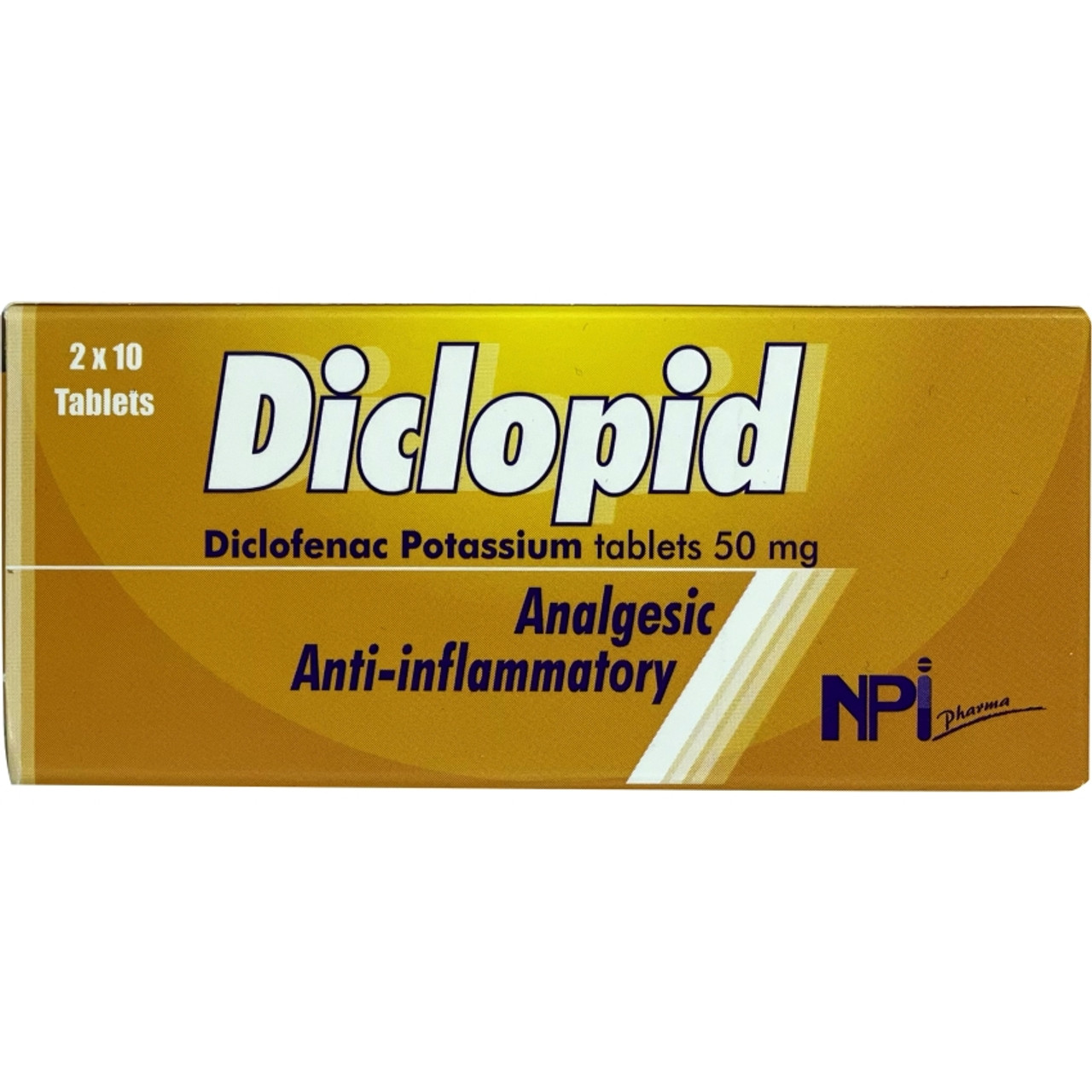 Diclopid 50mg Tablets 20`S