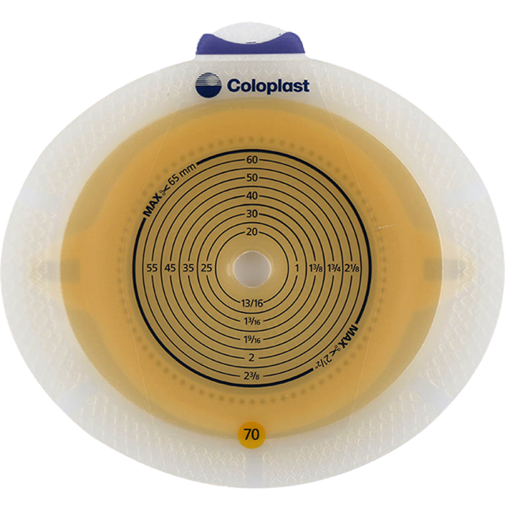 Coloplast Base Plate Standard Wear With Belt Ears, Double Flange (10045)