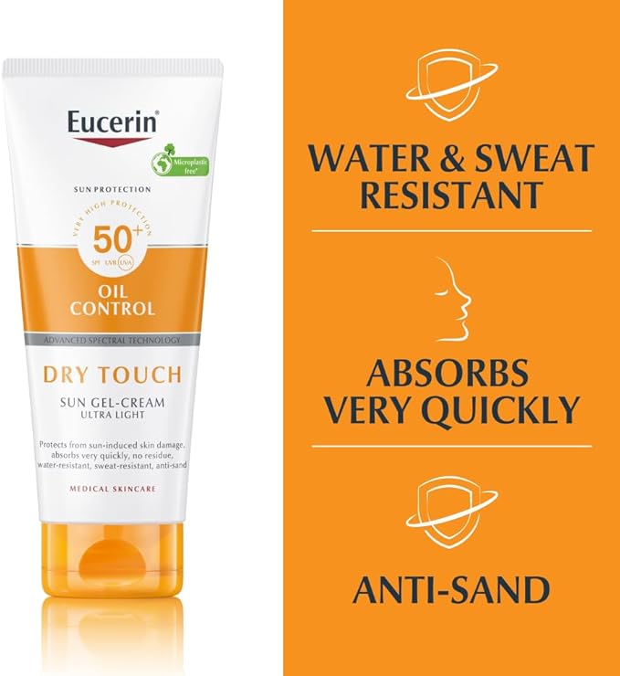 Eucerin Sun Body Gel Cream Dry Touch Spf50 50ml