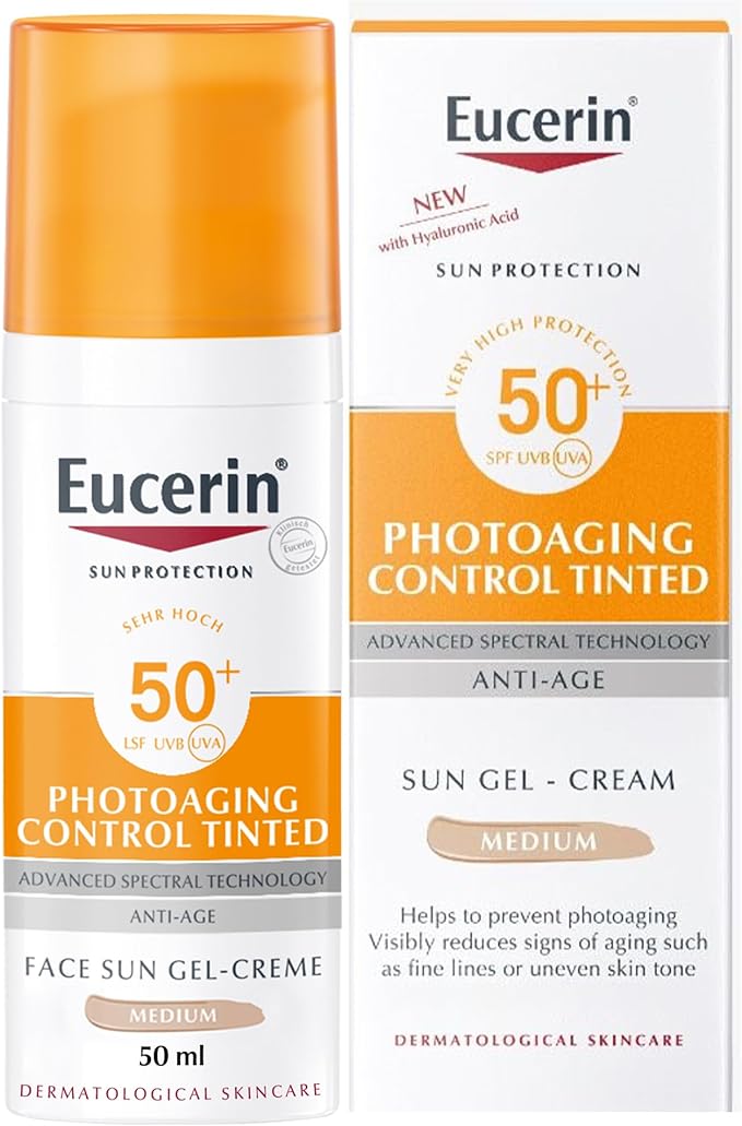 Eucerin Photoaging Control Tinted Sun Gel Cream Medium 50ml