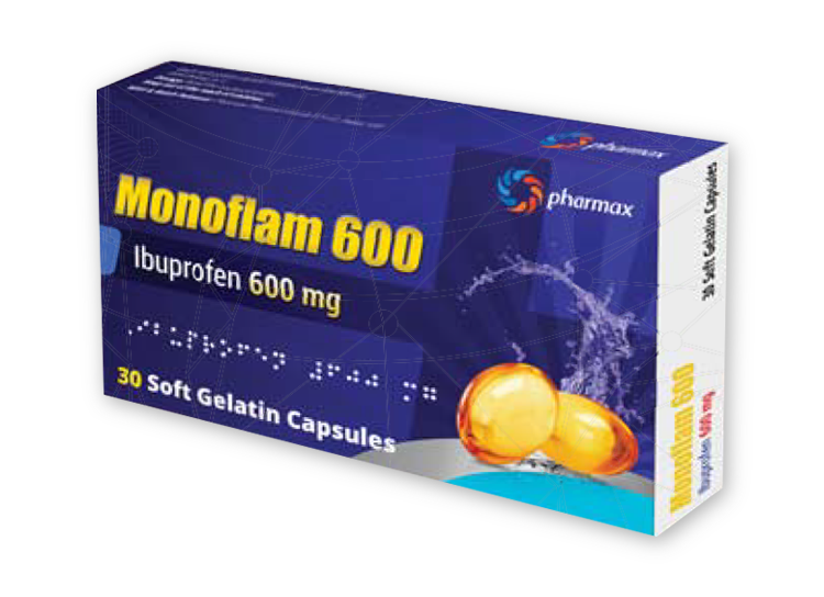 Monoflam 600Mg Capsules 30`S (10`S Blister X 3)