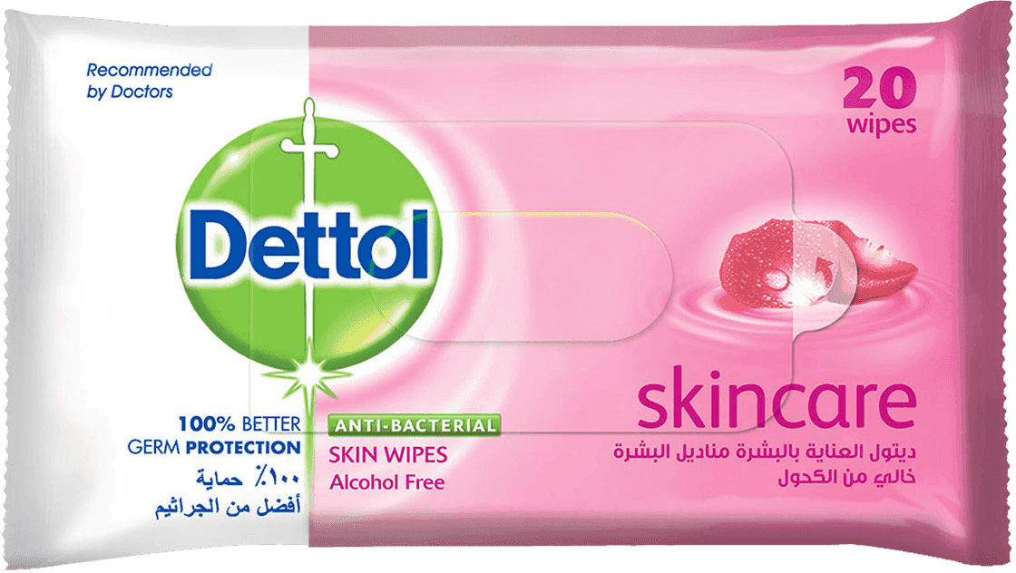 Dettol Antibacterial Wipes Skincare 10's
