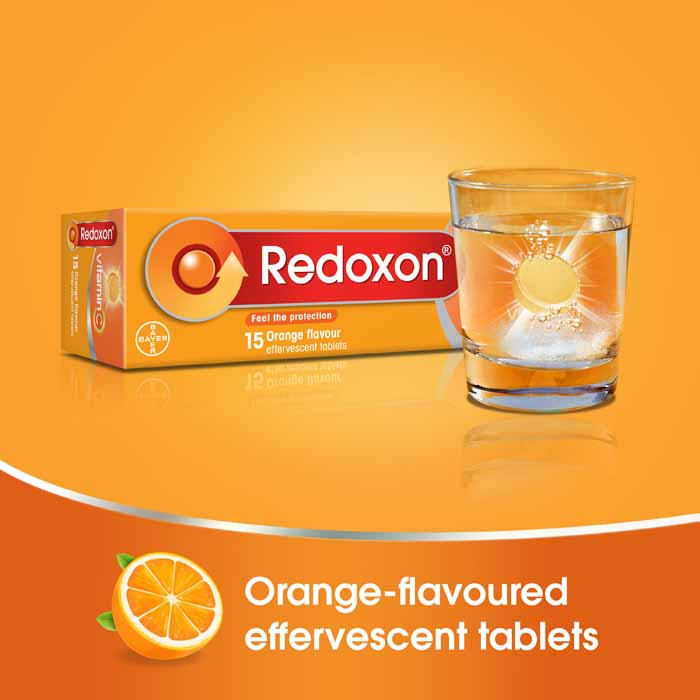 Redoxon Effervescent Vitamin C + Zinc 15's
