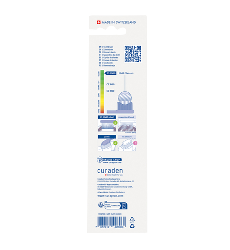 Curaprox Toothbrush Cs 12460 Velvet - Soft Toothbrushes 