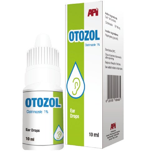 Otozol Ear Drops 1% Clotrimazole, 10 Ml