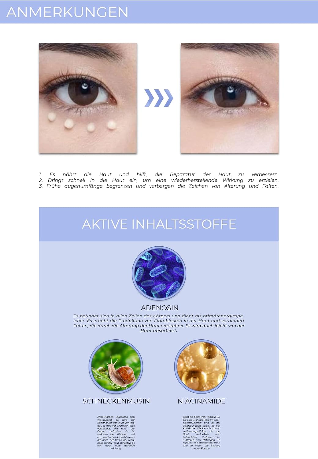 Foodaholic Nature Skin Snail Eye Cream 40ml – Moisturising & Smoothing Care For The Eye Area
