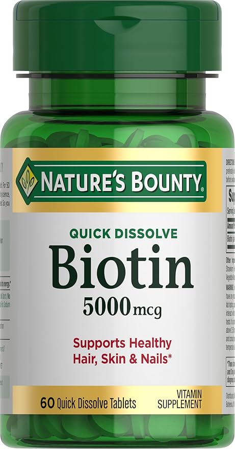 Nature’s Bounty Biotin 5000 Mcg Softgels/capsules