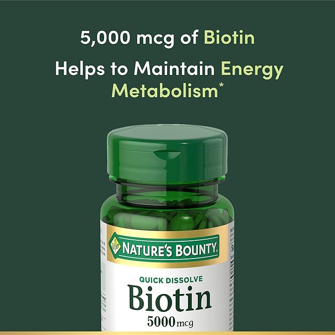 Nature’s Bounty Biotin 5000 Mcg Softgels/capsules