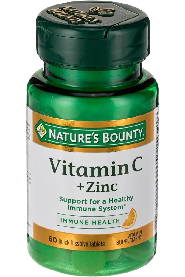 Nature’s Bounty Vitamin C + Zinc 60 Quick Dissolve Tablets