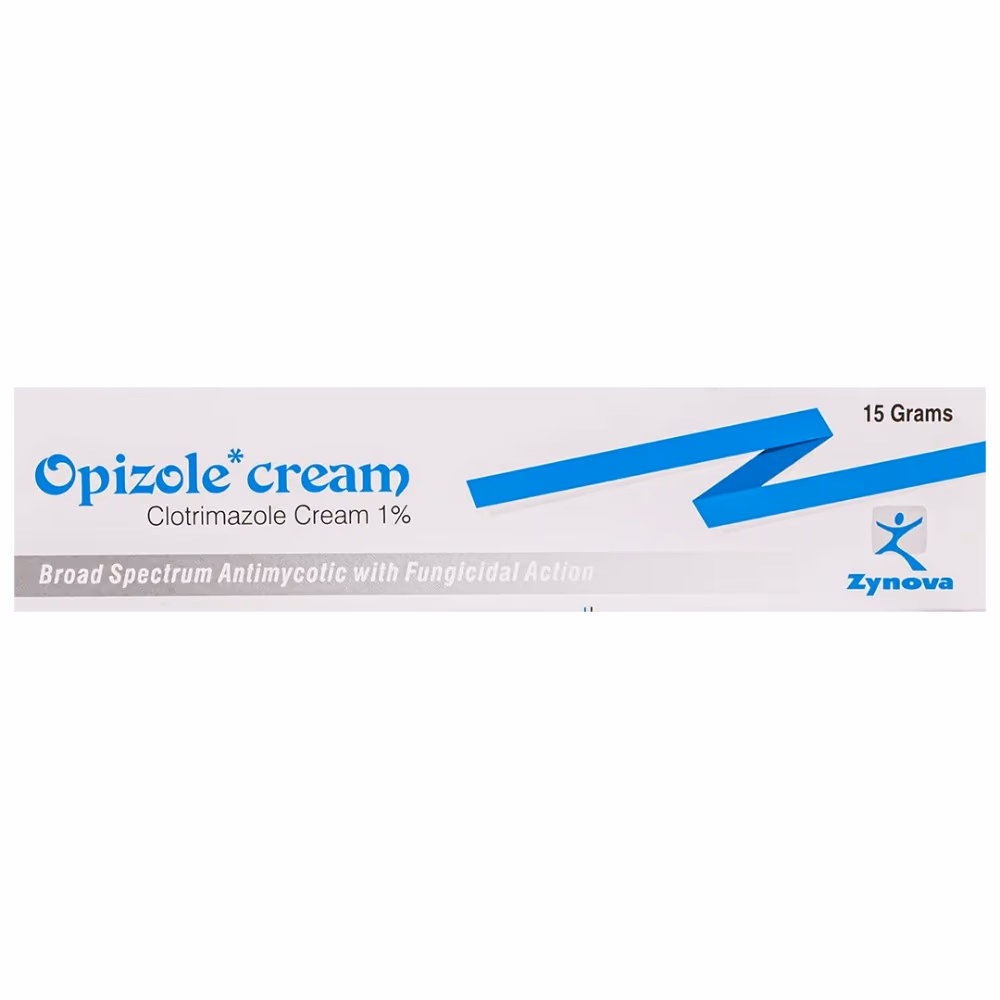 Opizole Clotrimazole 1% Cream 15g – Antifungal Treatment For Skin Infections