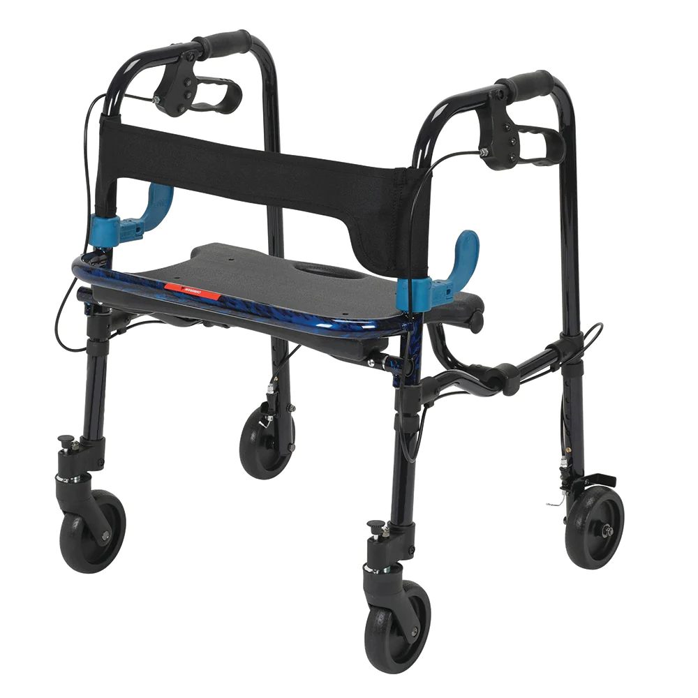 Jmc Folding Walker With Small-Wheel -3016W