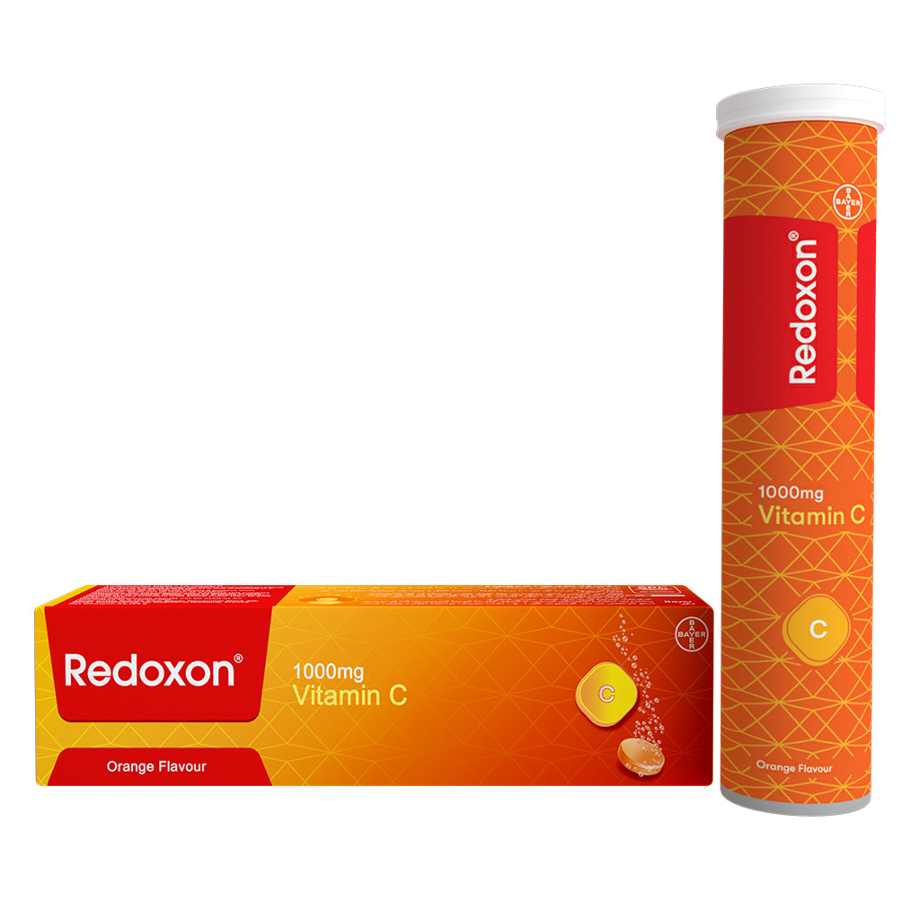 Redoxon Vitamin C 1000mg Orange Tablets 15's – Immune Support & Antioxidant Protection