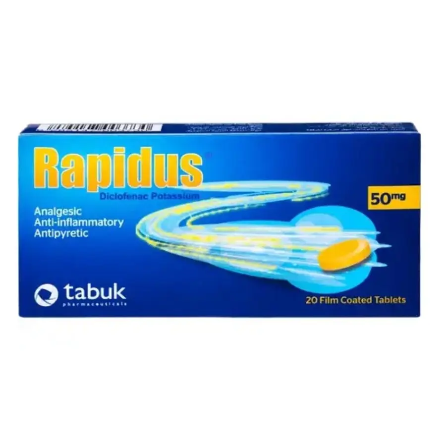 Rapidus 50 Mg Tablets, 20’s