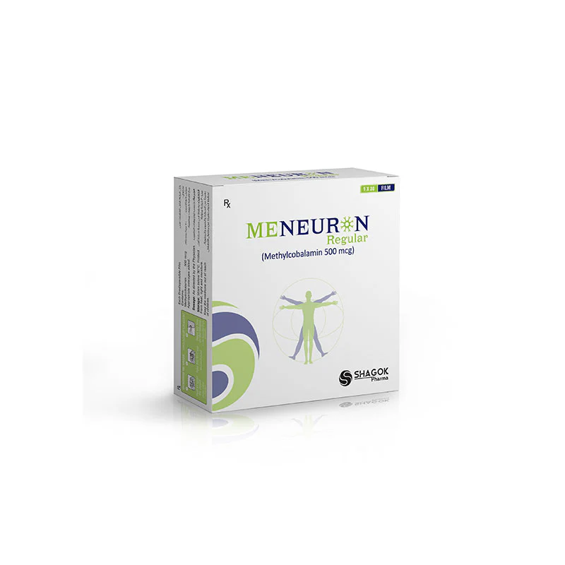 Meneuron Regular Vitamin B12 500mcg Oral Disintegrating Film For Energy & Nervous System Support 30's