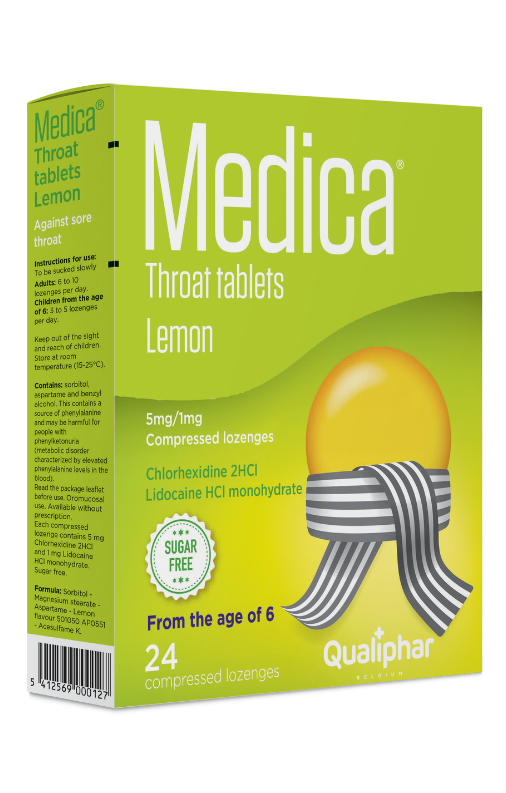 Medica Throat Tablets Lemon