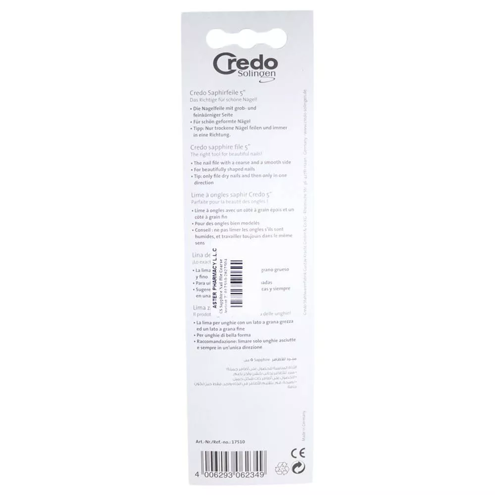 Credo Sapphire Nail File Coarse Apricot 7 017510