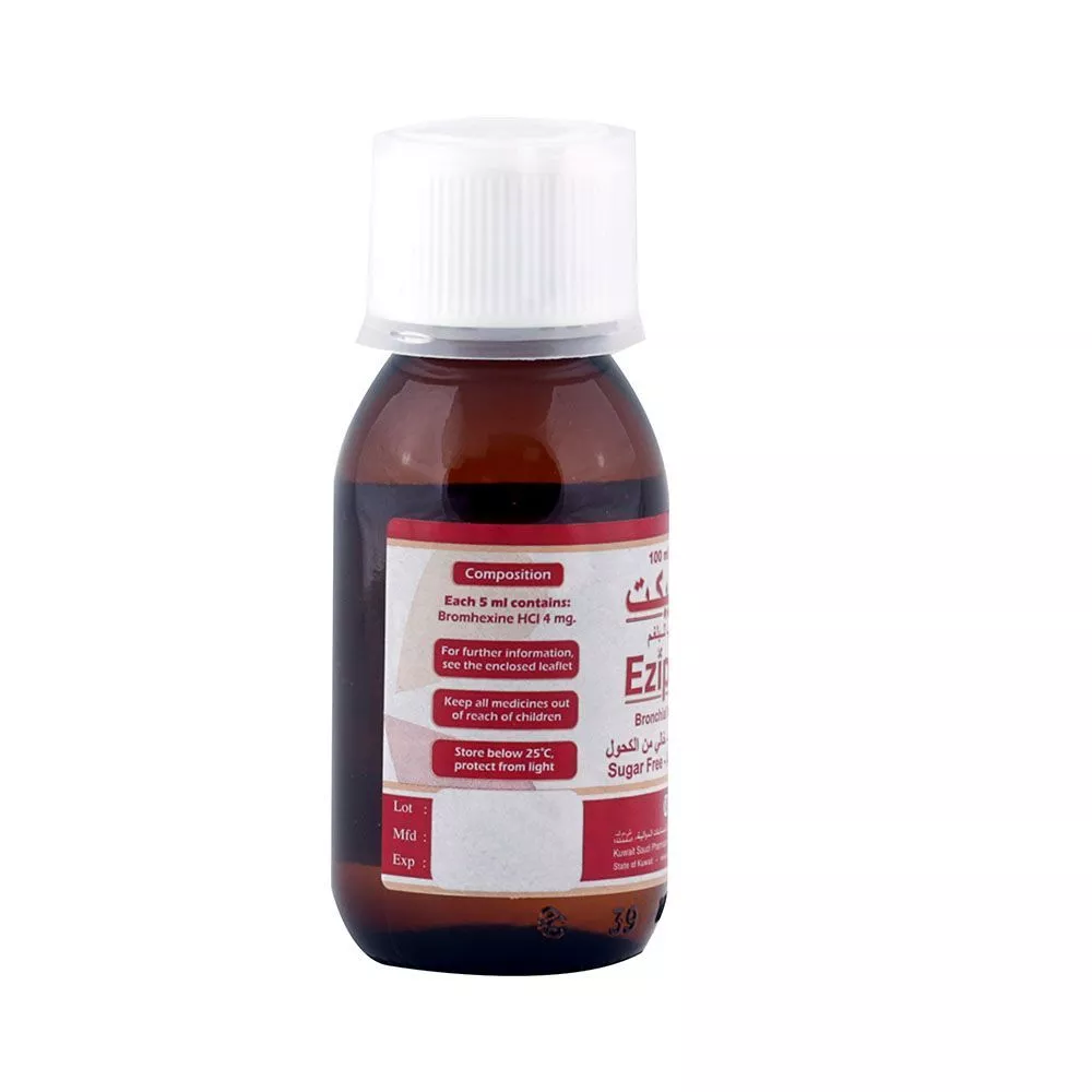 Ezipect Syrup (Alcohol & Sugar Free) 4Mg/5Ml 100Ml Glass Bottle