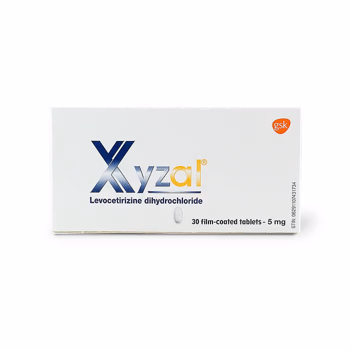 Xyzal 5 Mg Tablets, 30’s