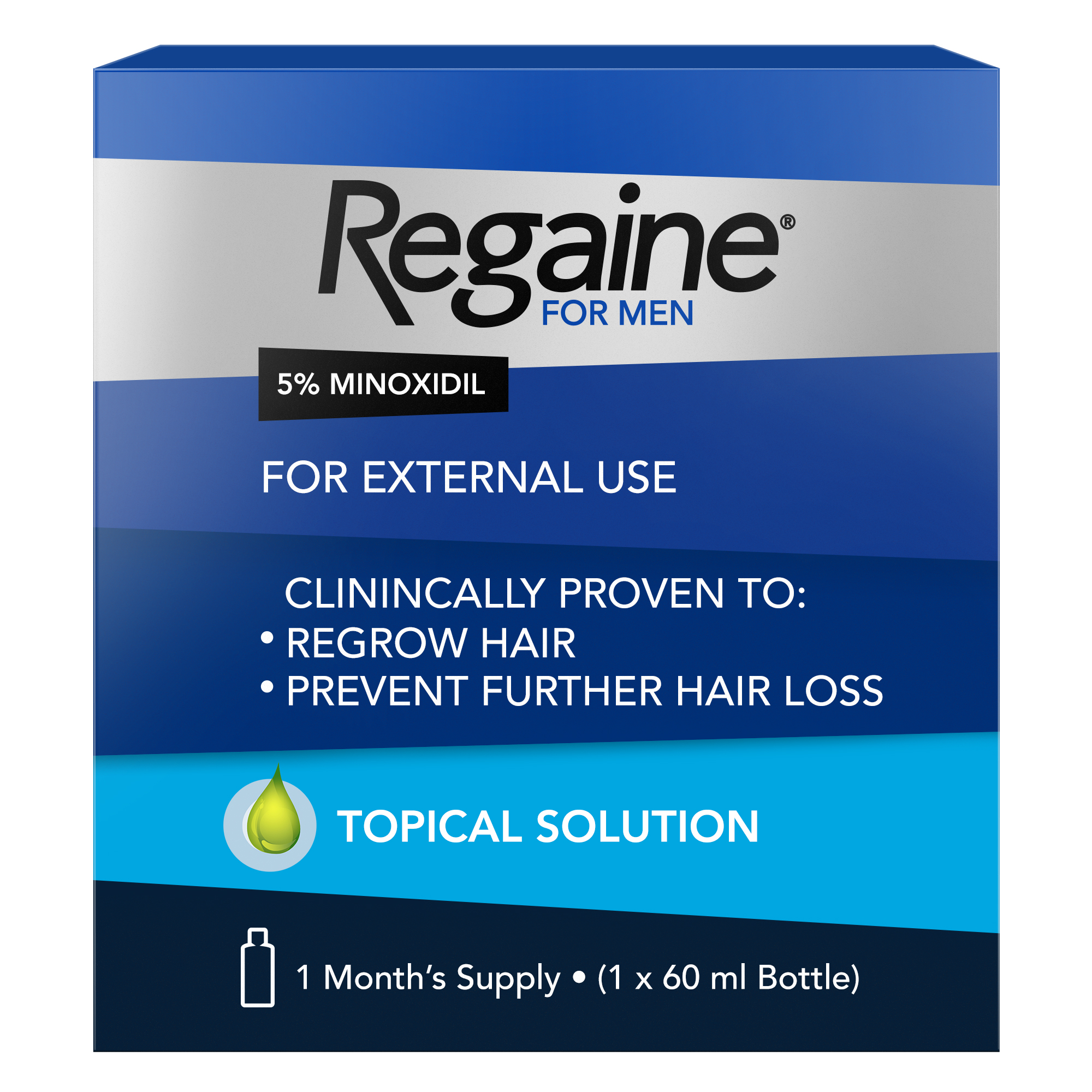 Regaine 5% Topical Solution, 60 Ml