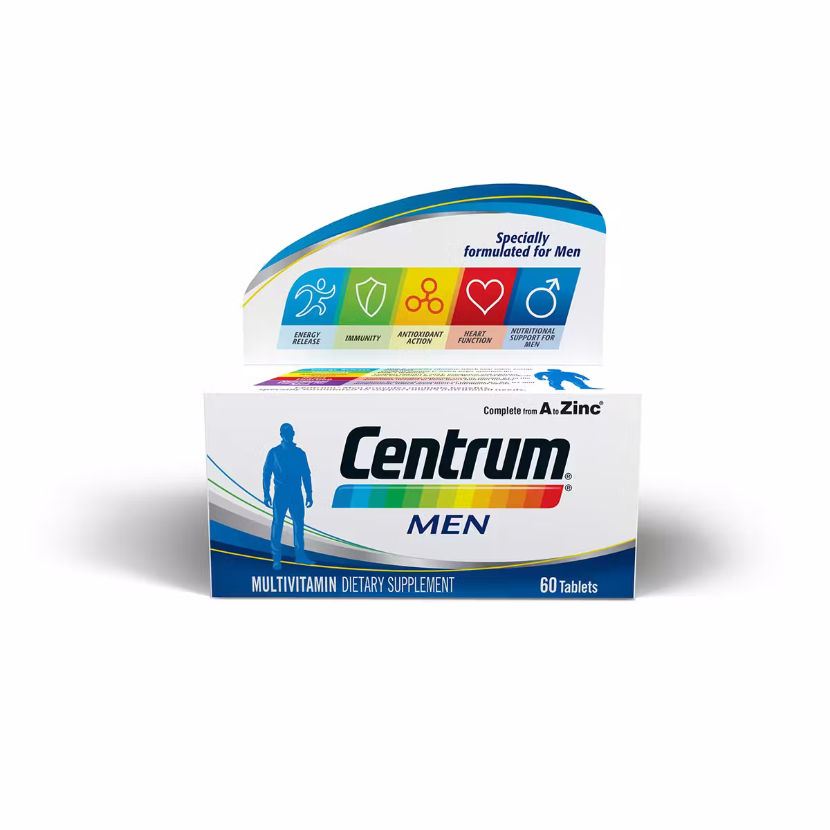 Centrum Men Multivitamin Tablets For Energy, Immunity & Daily Nutritional Support 30's