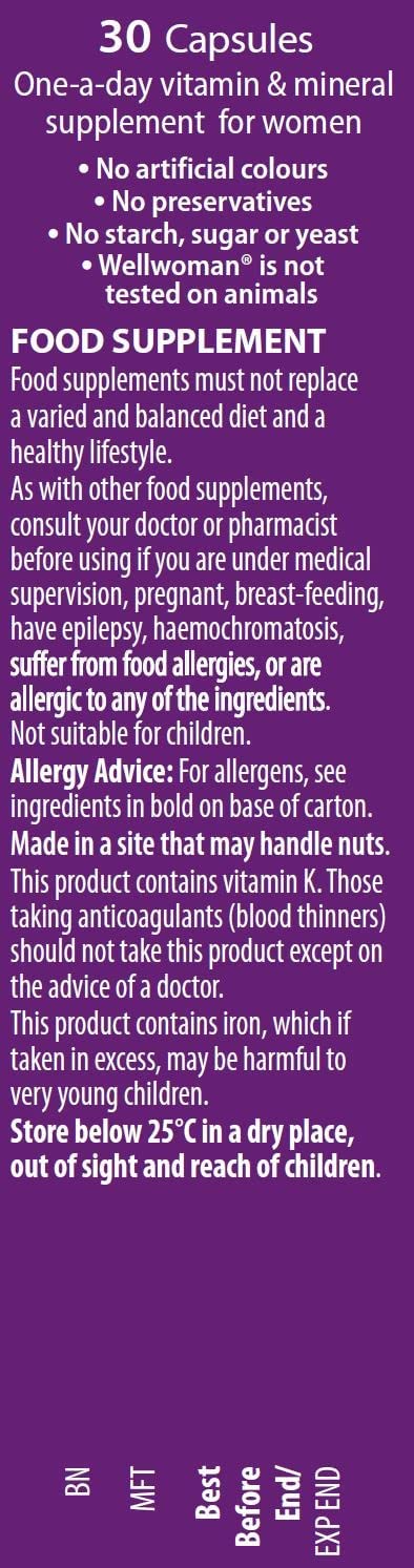 Vitabiotics Wellwoman Capsules- Pack Of 30